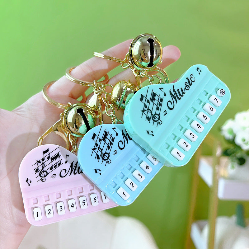 Wholesale Light Up Mini Kids Electronic Piano Keychains